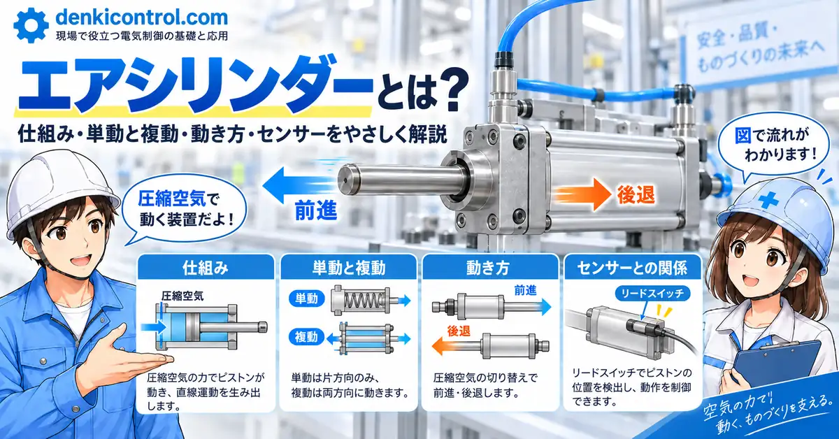 エアシリンダとは？の記事