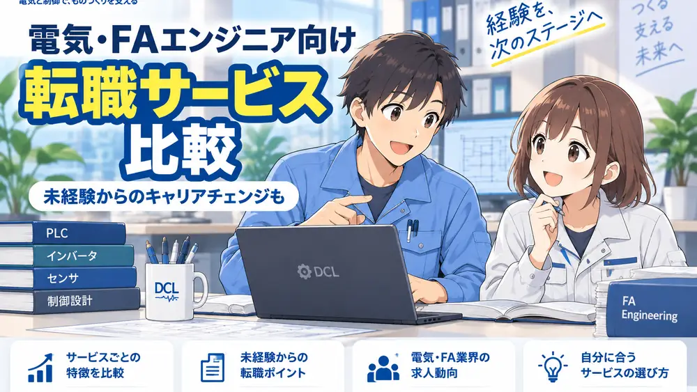 電気・FAエンジニアが転職前に経験とキャリアを整理するイメージ