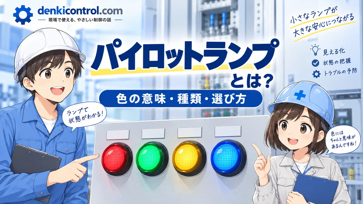 パイロットランプ・表示灯とは？制御盤のランプ表示の見方をやさしく解説