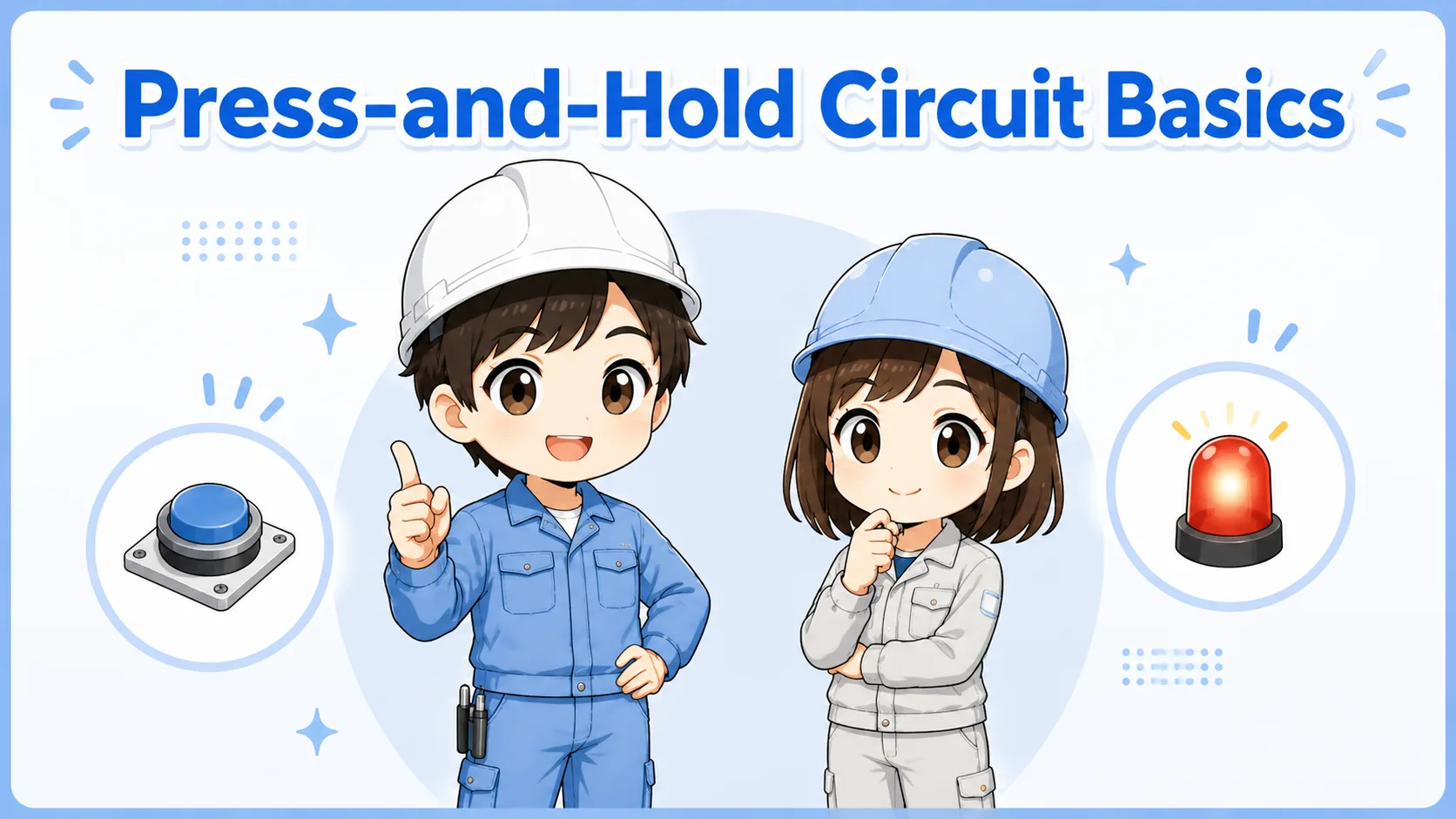 Press-and-Hold Circuit Basics: Output ON Only While the Button Is Pressed